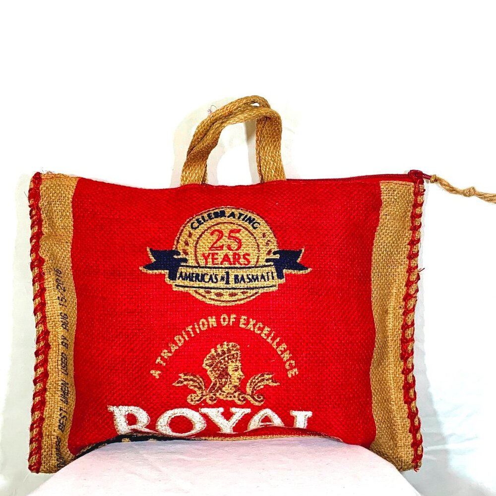 Upcycled Rice Bag - Picture 2 of 2